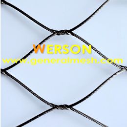 stainless steel knotted rope mesh