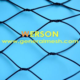 stainles steel knotted rope mesh