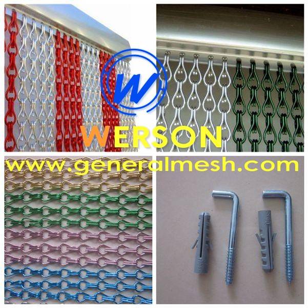 chain link door curtain