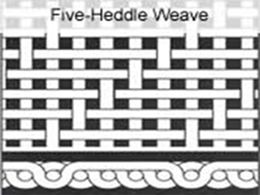 Five Heddle Weave Wire Cloth